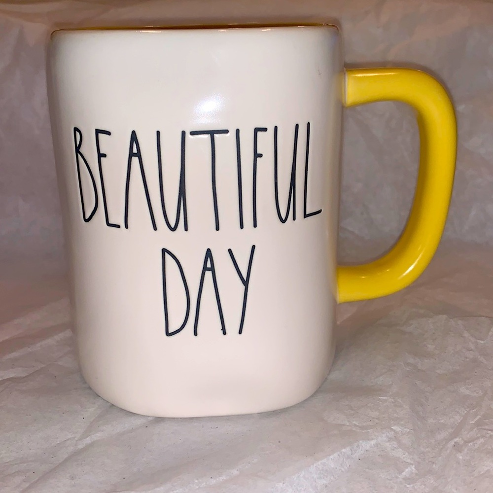 Rae Dunn, “BEAUTIFUL DAY” mug